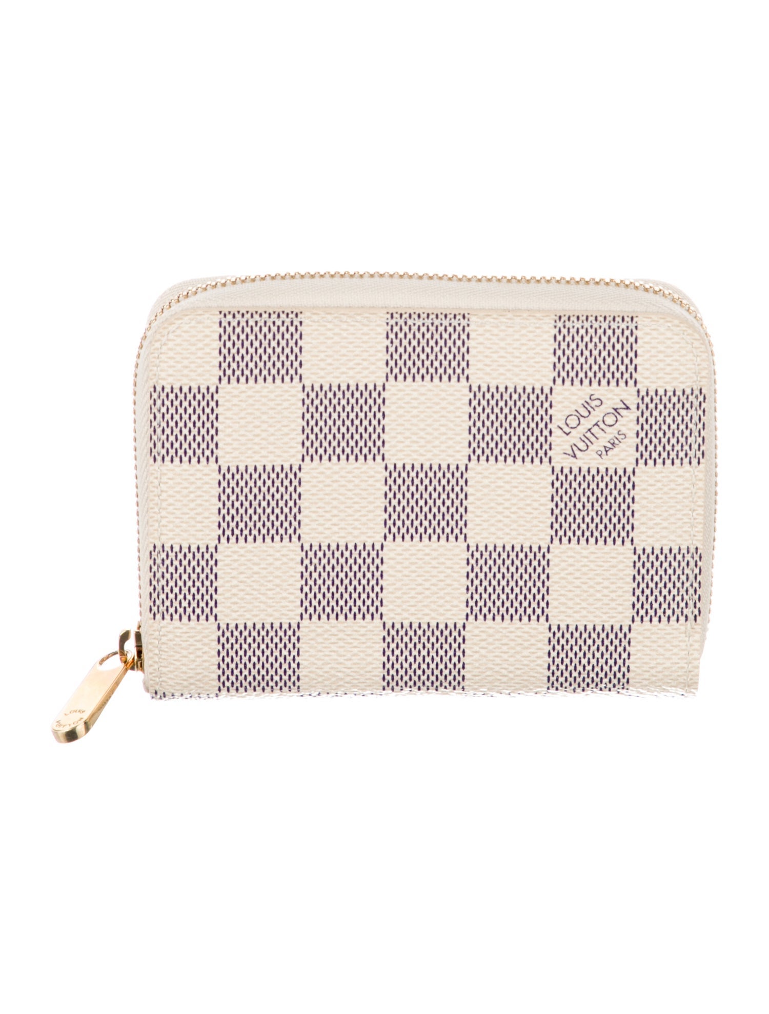Louis Vuitton Damier Azur Pattern Coated Canvas Coin Pouch